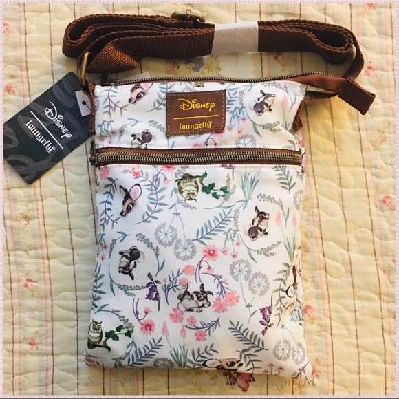Loungefly Bags Loungefly Disney Bambi Spring Floral Crossbody